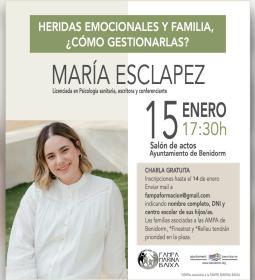 La FAMPA Marina Baixa organiza una charla gratuita para familias sobre cómo g...