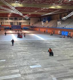 Benidorm inicia el acondicionamiento del Palau para preparar el montaje del r...