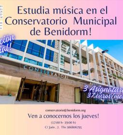 El Conservatorio Municipal de Música organiza jornadas de puertas abiertas pa...