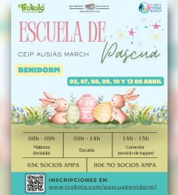 Benidorm organiza la ‘Escuela de Pascua’ para facilitar la conciliación duran...