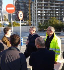 Benidorm avanza en las obras de la instalación solar fotovoltaica del aparcam...