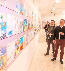 La exposición del XXIII Certamen Escolar de Dibujo y Pintura de La Barqueta e...