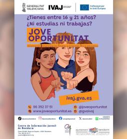 Benidorm vuelve a participar en el programa ‘Jove Oportunitat’ para activar a...