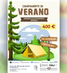 Juventud organiza un campamento de verano en la localidad de Espinosa de los...