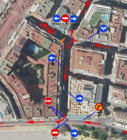 El tram baix del carrer Maravall canvia de sentit de circulació a partir d…