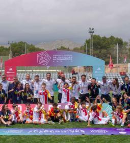 Las selecciones catalanas de fútbol se coronan en los CESA sub-12 de Benidorm...