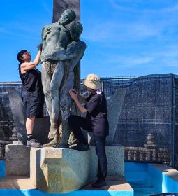 Benidorm inicia la primera fase de restauración del ‘Monumento a los Muertos...