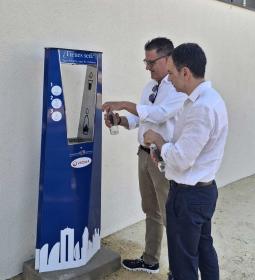Benidorm amplía el número de fuentes de agua potable refrigerada en espacios...