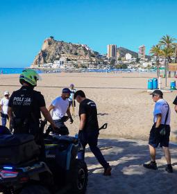 Benidorm realiza un simulacro para poner en práctica el protocolo frente a ve...