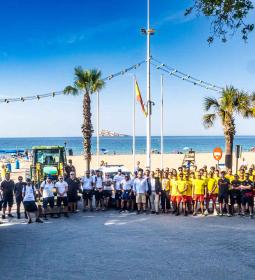 Benidorm refuerza desde hoy todos los servicios de las playas ante el inicio...