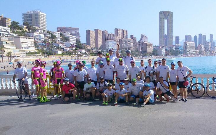 Los clubs ciclistas locales ponen a prueba este sábado el recorrido que La Vuelta’19 hará en Benidorm