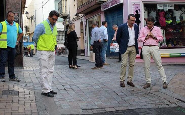 Comienzan en la Plaza de la Constitución las obras de rehabilitación del Casco Antiguo