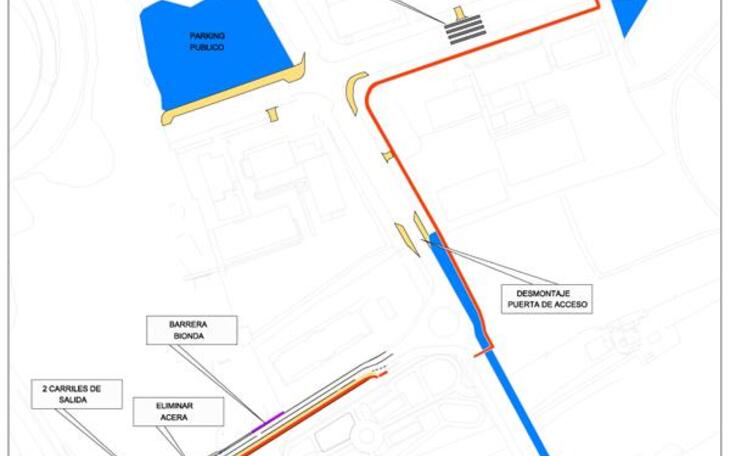Benidorm creará dos nuevas zonas de parking, carril-bici y un carril ‘extra’ de salida en el Salt de l’Aigüa 