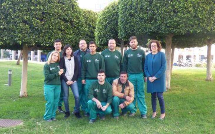 Comienzan las prácticas para los alumnos del programa formativo de jardinería impulsado por la Concejalía de Empleo