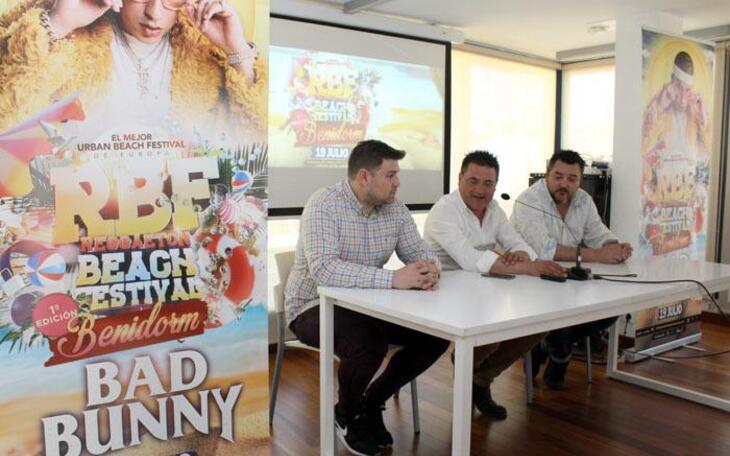 Benidorm acoge el 19 de julio el Reggaetón Beach Festival con Bad Bunny en el cartel