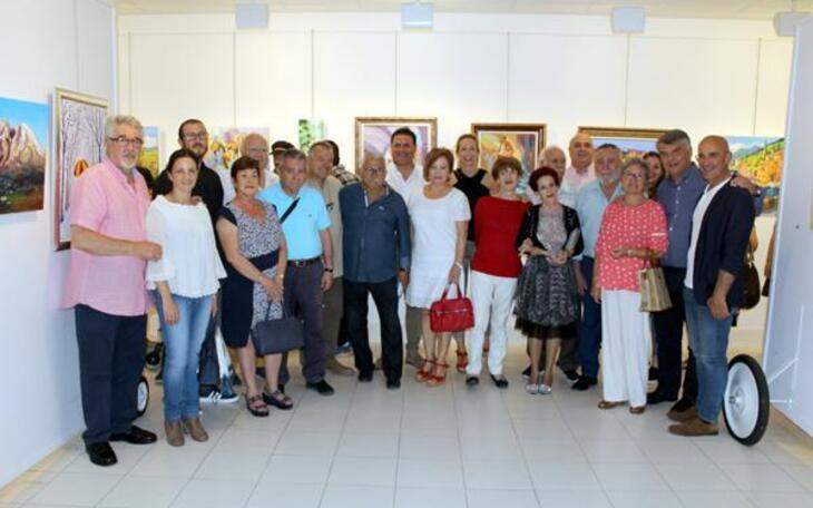 Inaugurada la exposición de la escuela de dibujo y pintura de 