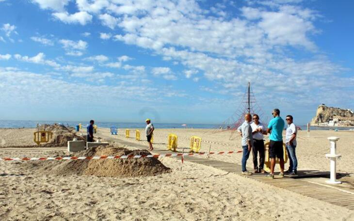Benidorm crea una nueva zona multideportiva en Poniente con seis pistas de voley playa
