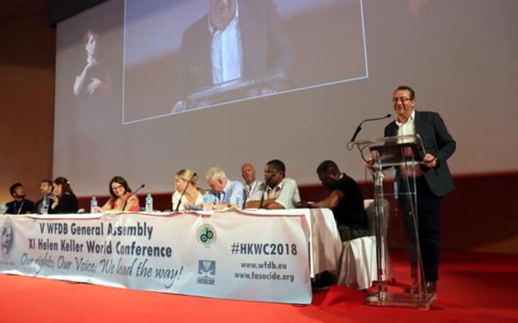 El Hotel Bali acoge el acto de clausura de la V Asamblea Anual WFDB y las XI Conferencias Mundiales Helen Keller 