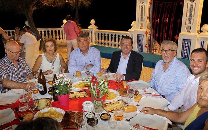 El Castillo, escenario de gala para la cena en honor de Sant Jaume, patrón de Benidorm