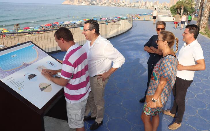 Benidorm localiza los principales puntos de interés patrimonial y natural en una mesa interpretativa accesible