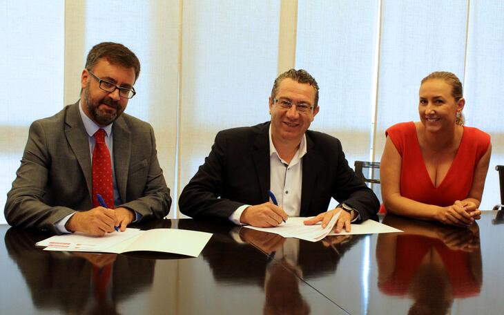 Llorente Bus renueva el convenio de colaboración con la Fundación Turismo Benidorm 