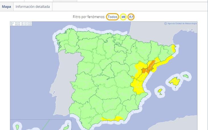Seguridad activa a partir del jueves el Plan de Emergencias por posibles lluvias intensas