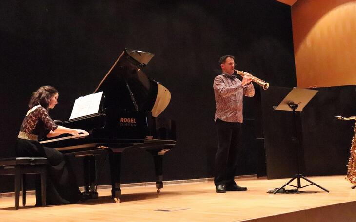 Un concierto de saxofón y piano sella una nueva edición de éxito del ciclo Grandes Recitales 