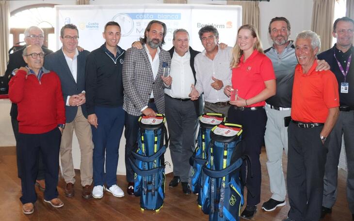 Toni Pérez destaca la importancia del turismo deportivo en la entrega de trofeos ‘Pro-Am’ de la ‘Costa Blanca Benidorm Seniors Masters 2018’ 