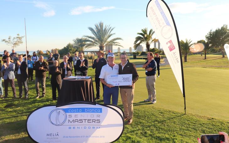 El británico Paul Streeter vence el ‘Costa Blanca Benidorm Senior Masters’ de golf en una soleada tarde de diciembre