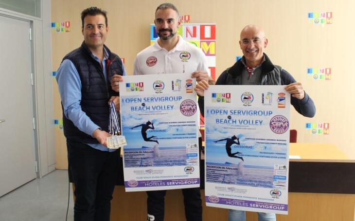 Benidorm estrena nuevas pistas de Volei Playa para el I Open Servigroup Beach Volley