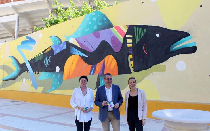 El arte urbano recupera seis entornos de la ciudad con la muestra’ BenidormExpone’