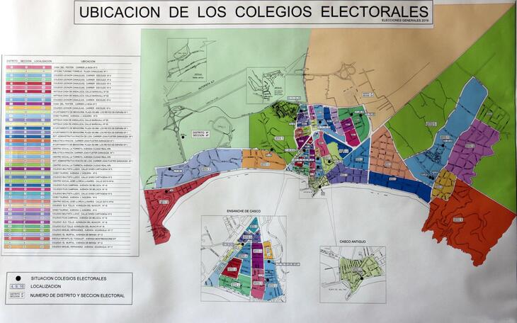 43.785 electores están convocados a las urnas este domingo para las Elecciones Municipales