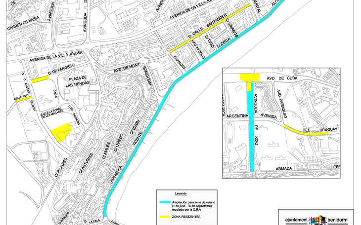 La ‘Zona de Residentes’ llega a mitad de mayo a La Cala con cerca de 300 plazas de aparcamiento 