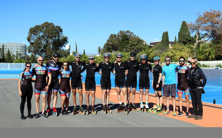 La selección de Patinaje de Kazajistán se entrena en Benidorm