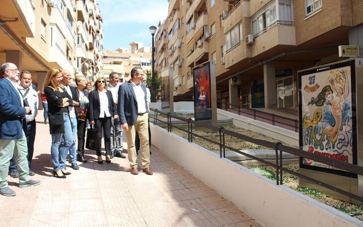 Exposición de carteles del Festival de Benidorm en el Espai d’Art Los Carrascos