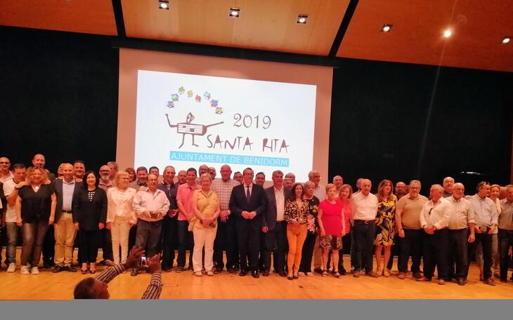 El Ayuntamiento de Benidorm homenajea a sus funcionarios en el día de su patrona Santa Rita