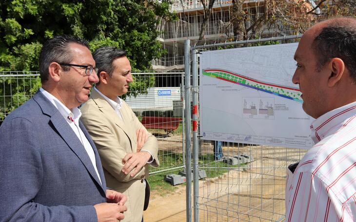 Benidorm inicia la remodelación del Parque de Elche, que incluirá una pavimentación igual a la del Paseo de Poniente