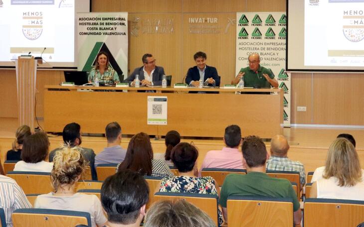 El alcalde destaca la confluencia del sector público y privado de Benidorm en el impulso de los Objetivos de Desarrollo Sostenible