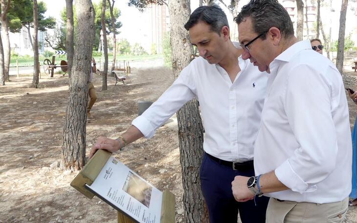Benidorm complementa el entorno del Parque de la Séquia Mare con dos museos al aire libre dedicados a la agricultura y el agua 