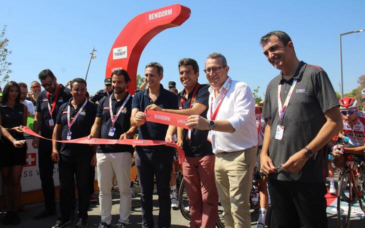 Benidorm se vuelca con La Vuelta 