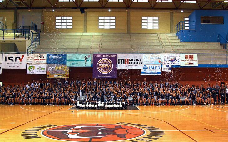 El Ayuntamiento muestra su apoyo al Club Baloncesto Benidorm tras su reingreso en la Liga EBA