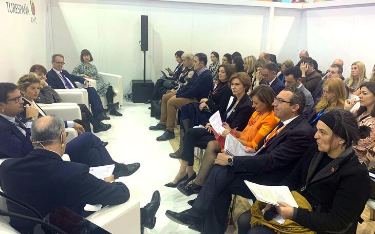 Benidorm, ejemplo en todos los foros en la WTM de Londres