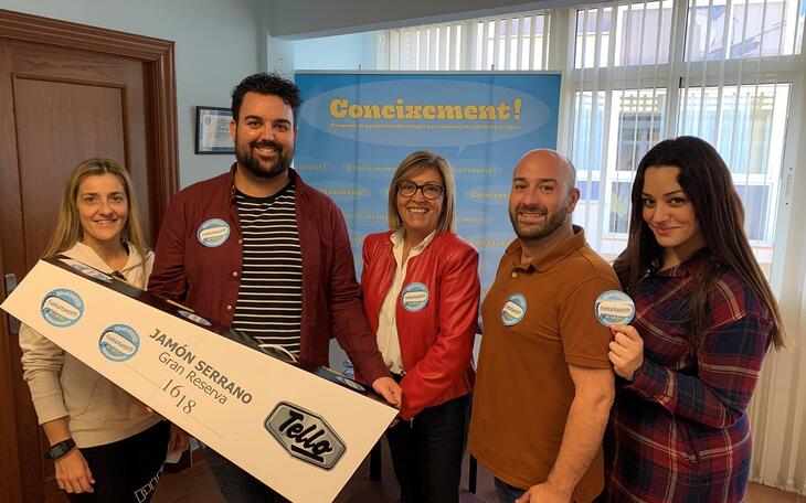 Bienestar Social entrega el premio ‘Coneixement’ de la ‘Gymkhana’ a la Penya Ni Pa Tu Ni Pa Mi