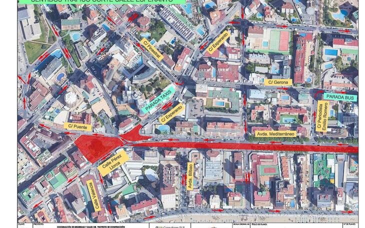 Benidorm abre al tráfico la calle Puente hacia l’Aigüera y deriva el acceso al Casco Antiguo por Dr. Pérez Llorca 