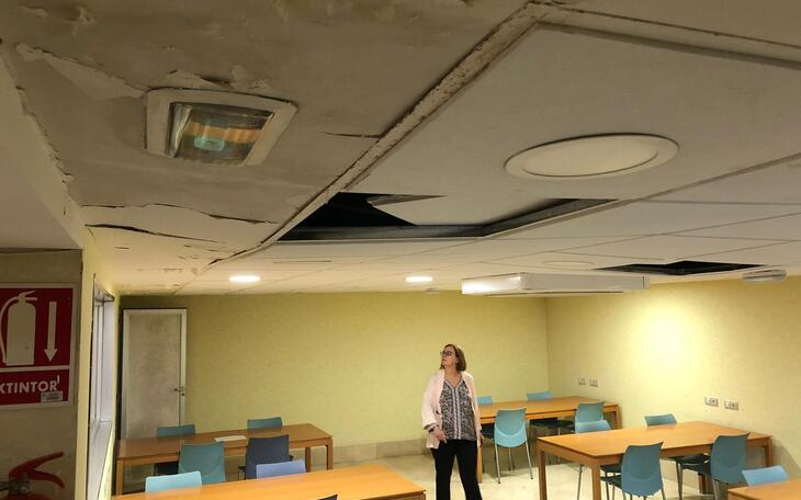 Ciudadanos exige reparar la sala de estudio de la biblioteca de Benidorm