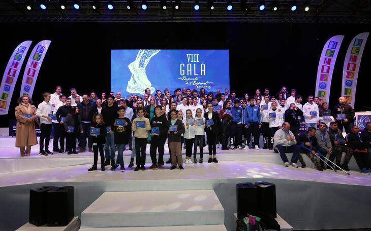 Liliana Fernández y Pablo Sánchez premiados en la VIII Gala del Deporte como mejores deportistas en la temporada 2018-2019