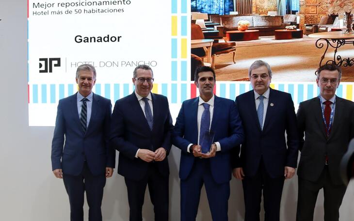 El hotel Don Pancho de Benidorm, premiado en Fitur por su reposicionamiento