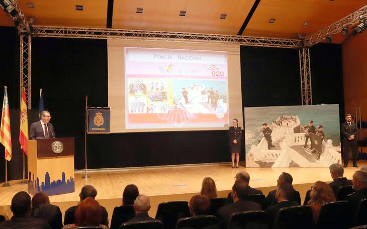La Policía Nacional celebra en Benidorm el 196 Aniversario de su fundación