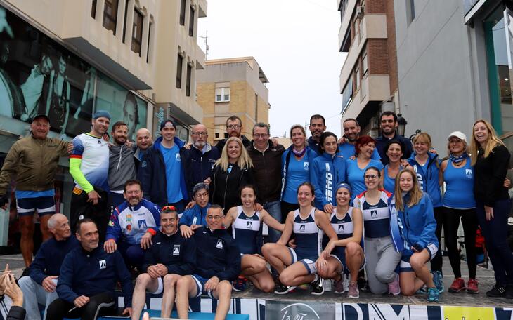 El CN Benidorm bate dos récords del mundo de remo 24 horas 
