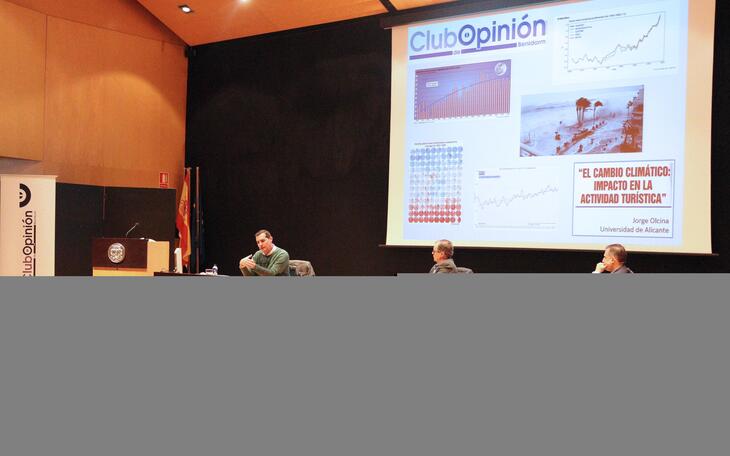 Jorge Olcina analiza en Benidorm el impacto del cambio climático en la actividad turística
